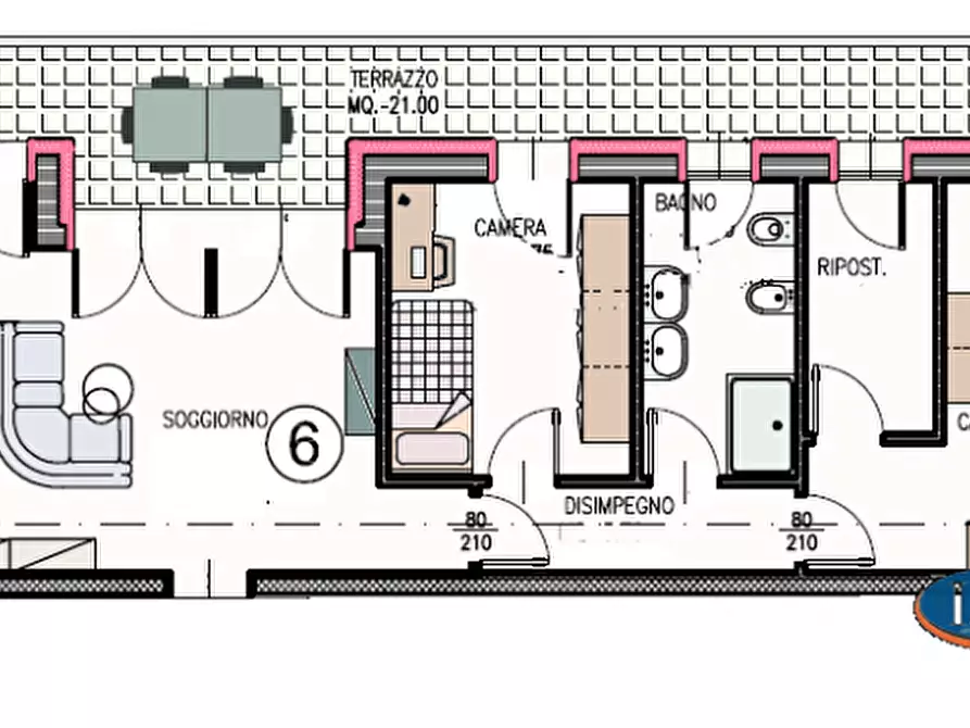 Immagine 1 di Appartamento in vendita  in Via d. Cattane nr 1 a Montegalda