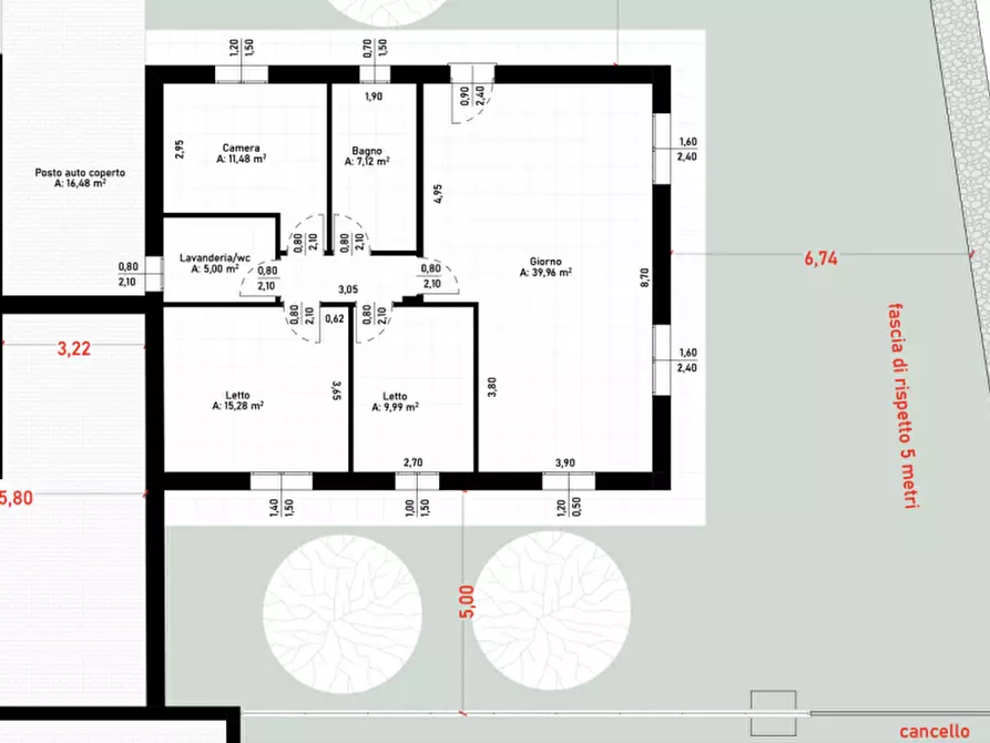 Immagine 4 di Casa bifamiliare in vendita  in angiari a Angiari