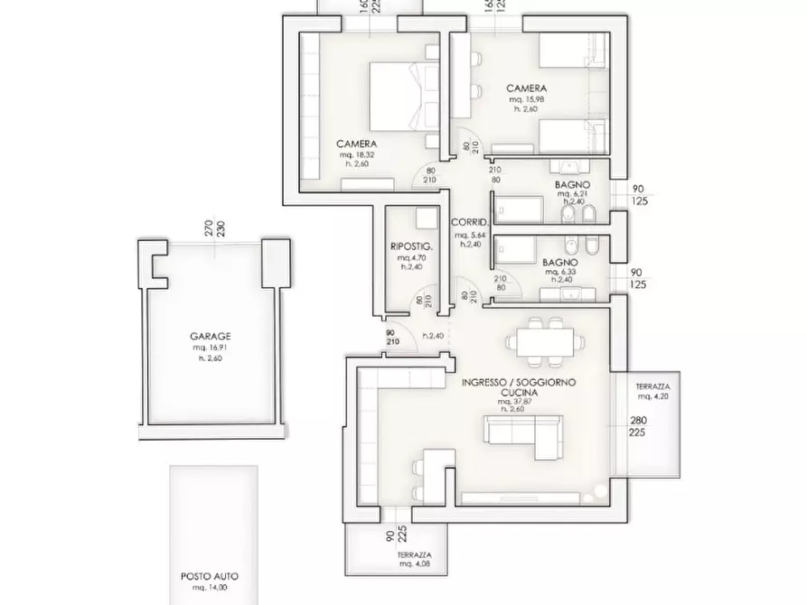 Immagine 9 di Appartamento in vendita  a Padova