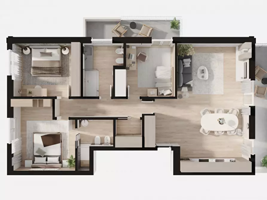 Immagine 17 di Appartamento in vendita  in Via Aulo Gellio Valle a Vicenza