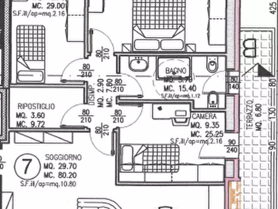 Immagine 1 di Appartamento in vendita  in VIA D. CATTANEO NR 1 a Montegalda