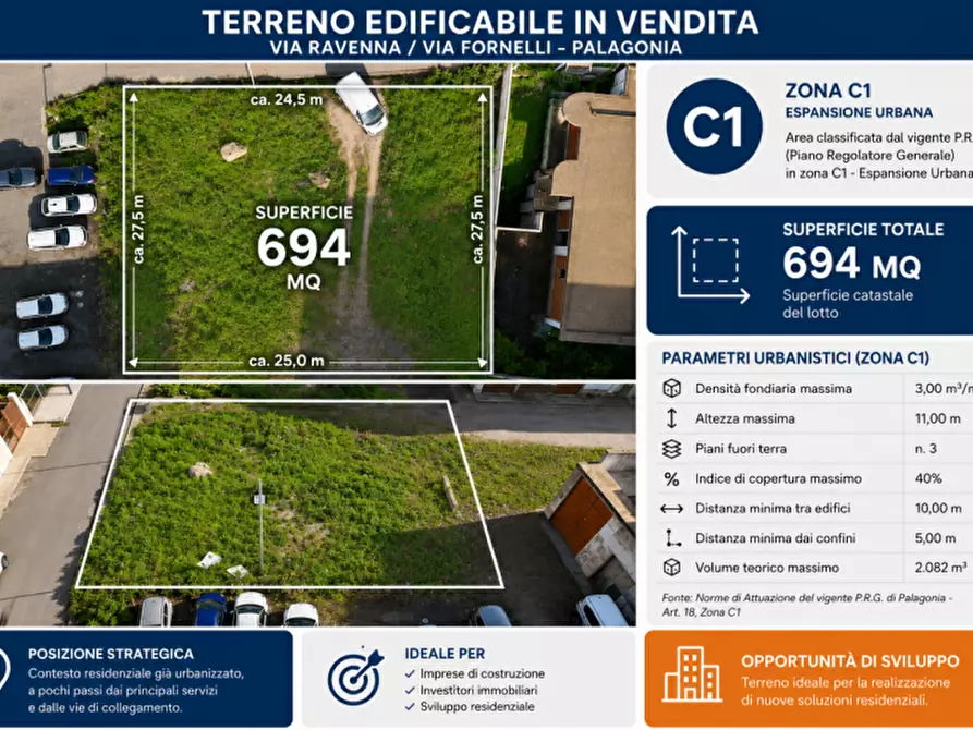 Immagine 2 di Terreno in vendita  in Via Fornelli snc a Palagonia