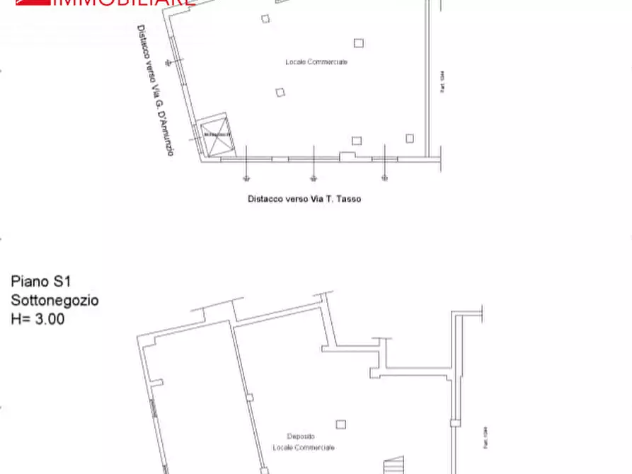 Immagine 3 di Attività commerciale in affitto  in via D'Annunzio angolo via Tasso a Lecce