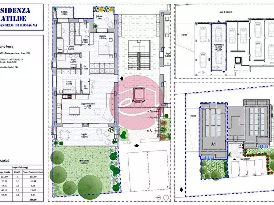 Immagine 6 di Appartamento in vendita  in VIA P.TOSI a Santarcangelo Di Romagna