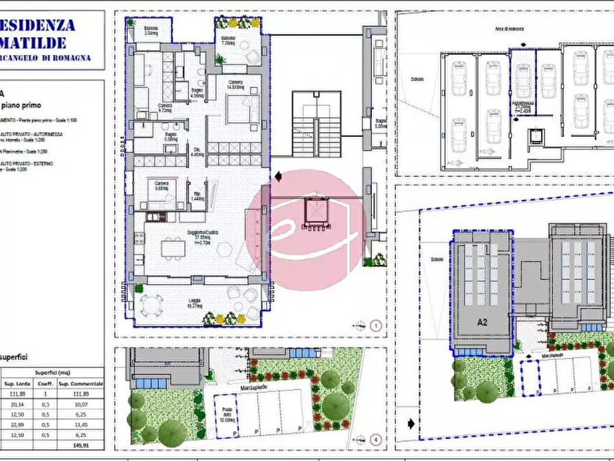 Immagine 7 di Appartamento in vendita  in VIA P.TOSI a Santarcangelo Di Romagna