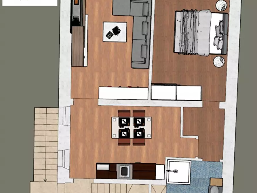 Immagine 12 di Appartamento in affitto  in Vicolo Porta Vescovo 5 a Verona