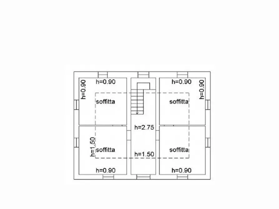 Immagine 15 di Casa indipendente in vendita  in Via del Molino, N. 1-3-5 a Monte Castello Di Vibio