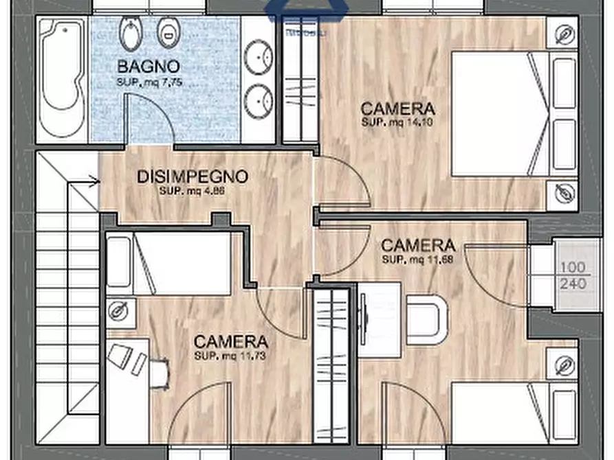 Immagine 28 di Casa bifamiliare in vendita  in via san pio x a Castelfranco Veneto