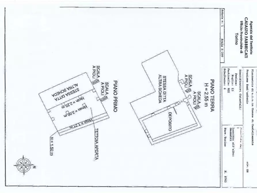 Immagine 25 di Rustico / casale in vendita  in Frazione Sant'Antonio a Castellamonte