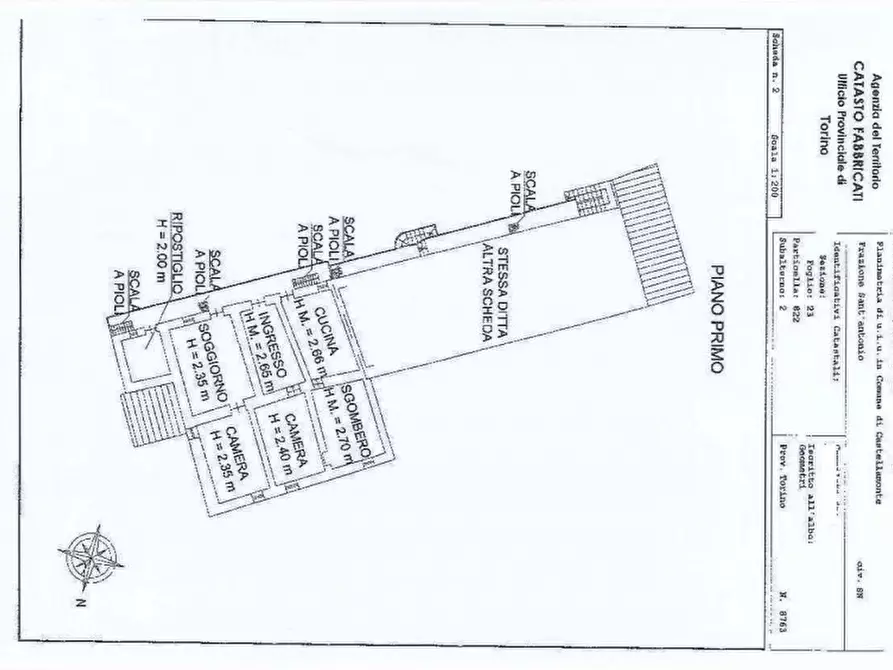 Immagine 33 di Rustico / casale in vendita  in Frazione Sant'Antonio a Castellamonte