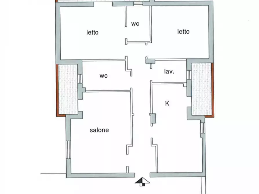 Immagine 5 di Appartamento in vendita  in Località Cavita a Catanzaro