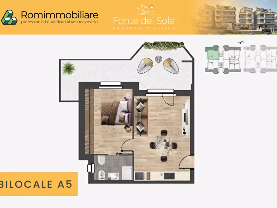 Immagine 13 di Appartamento in vendita  in Via Del Casale Solaro a Roma