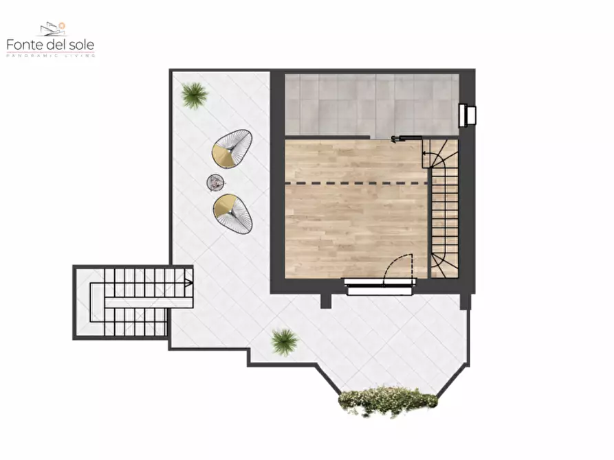 Immagine 16 di Attico in vendita  in Via Del Casale Solaro a Roma