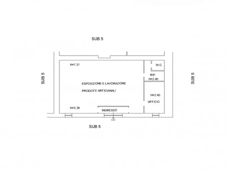 Immagine 1 di Capannone industriale in vendita  in Via Cassia, km36, 01036 Nepi VT, N. snc a Nepi