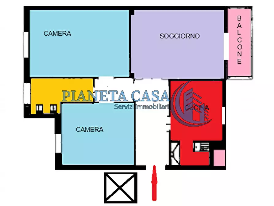 Immagine 4 di Appartamento in vendita  in PIAZZA CANEVA 5 a Milano