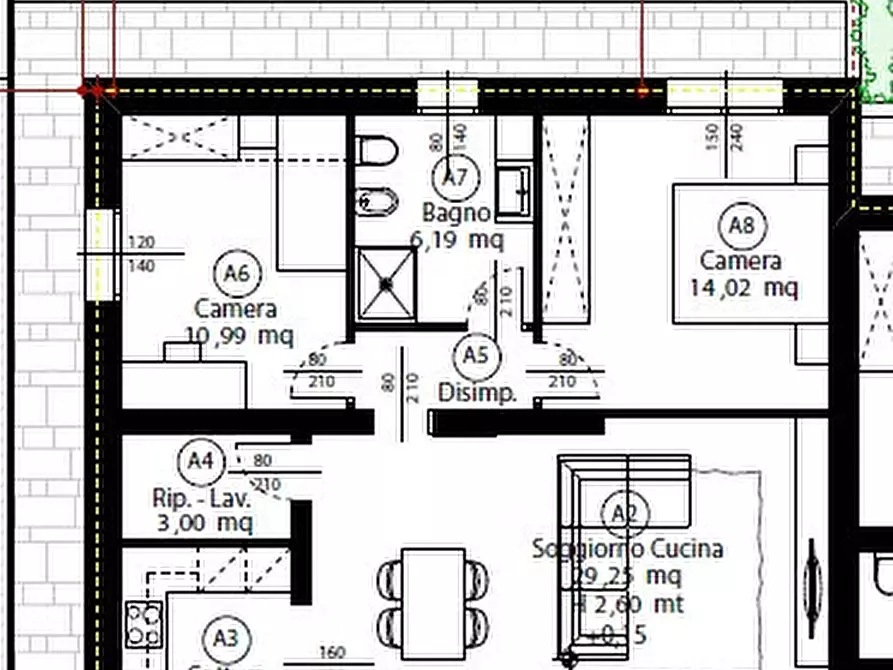 Immagine 31 di Appartamento in vendita  in via san pio x 31 a Castelfranco Veneto