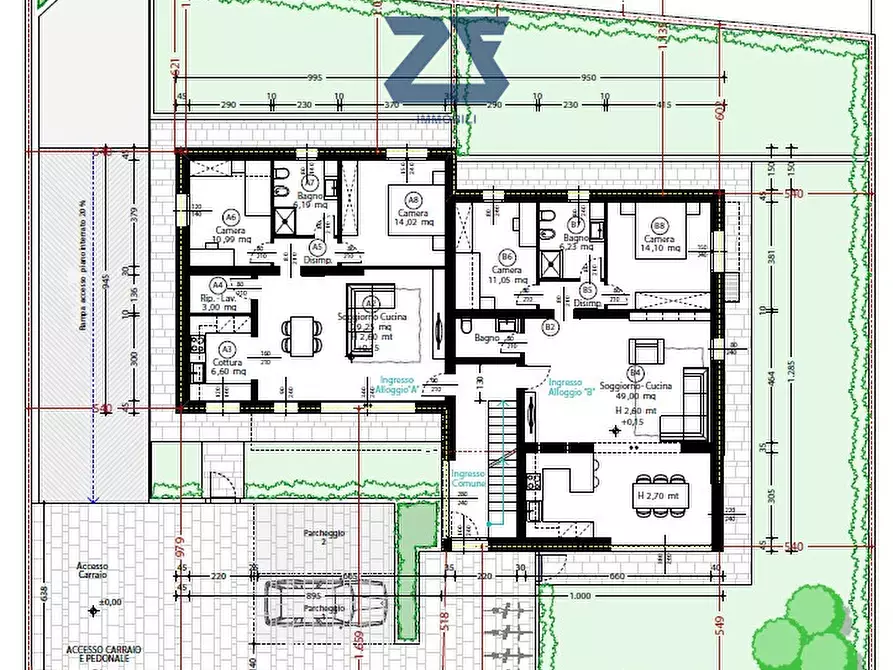 Immagine 33 di Appartamento in vendita  in via san pio x 31 a Castelfranco Veneto