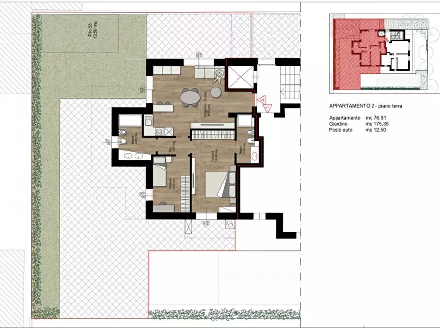 Immagine 7 di Appartamento in vendita  in viale Ravenna a Riccione