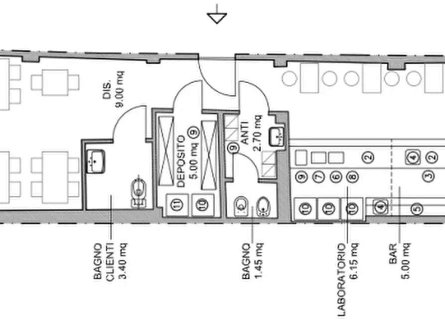 Immagine 11 di Attività commerciale in vendita  in via strada maggiore a Bologna