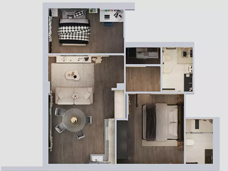 Immagine 2 di Appartamento in vendita  a Tregnago