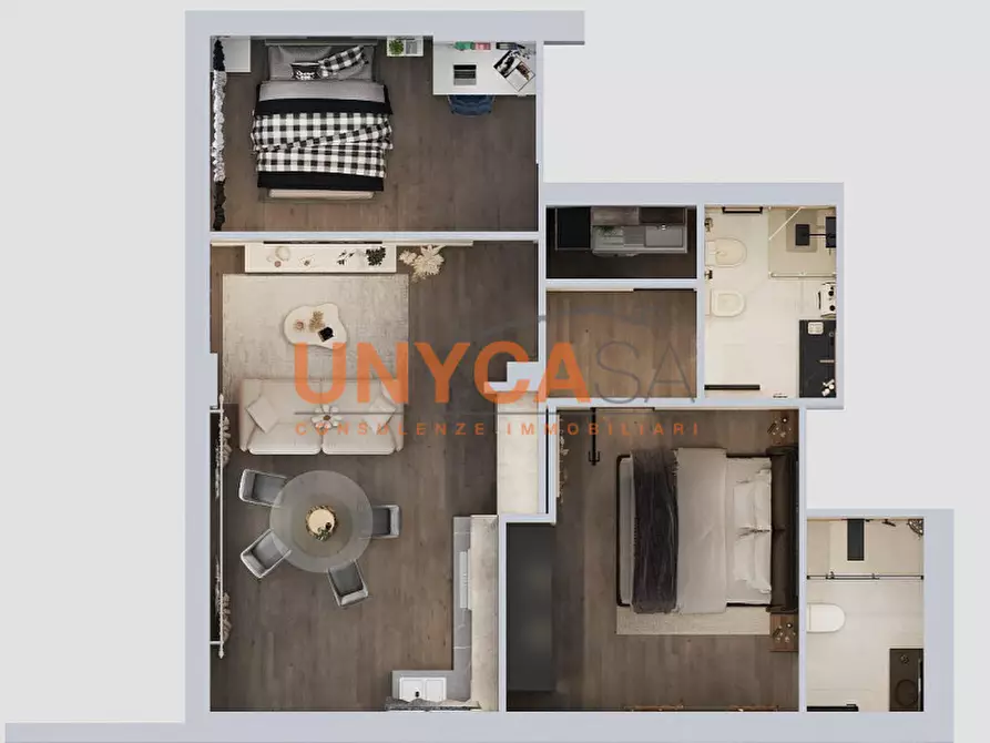 Immagine 2 di Appartamento in vendita  a Tregnago