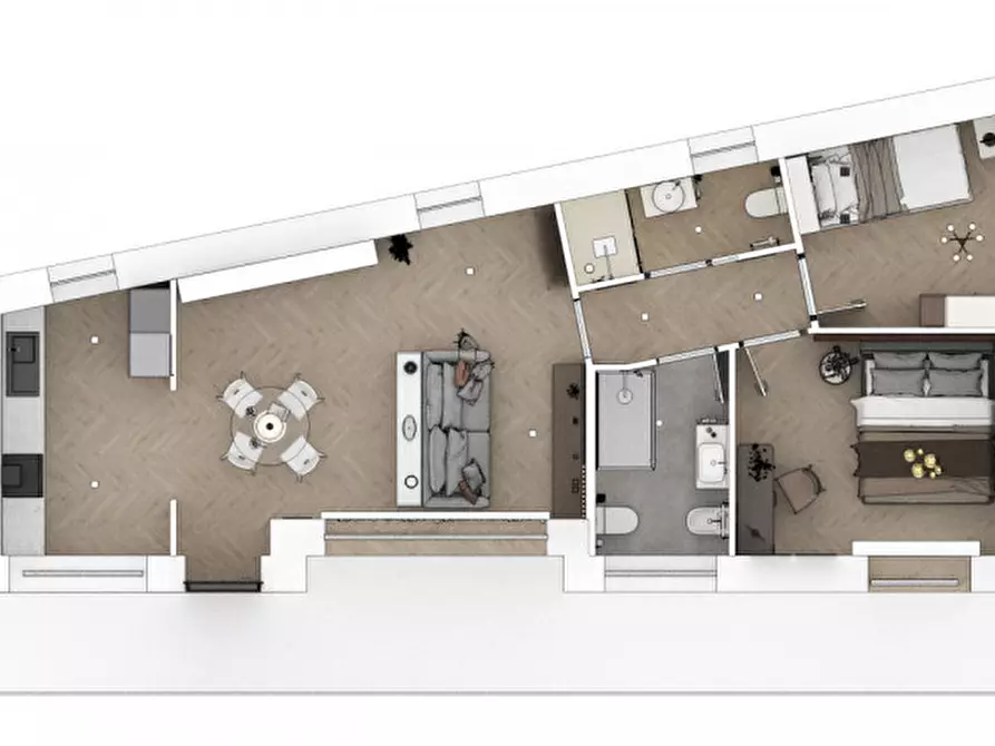 Immagine 17 di Appartamento in vendita  in via crocefisso 9 a Rho