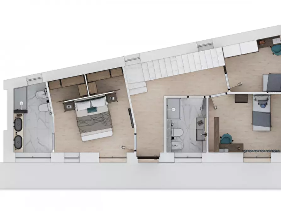 Immagine 16 di Attico in vendita  in via Crocefisso 9 a Rho