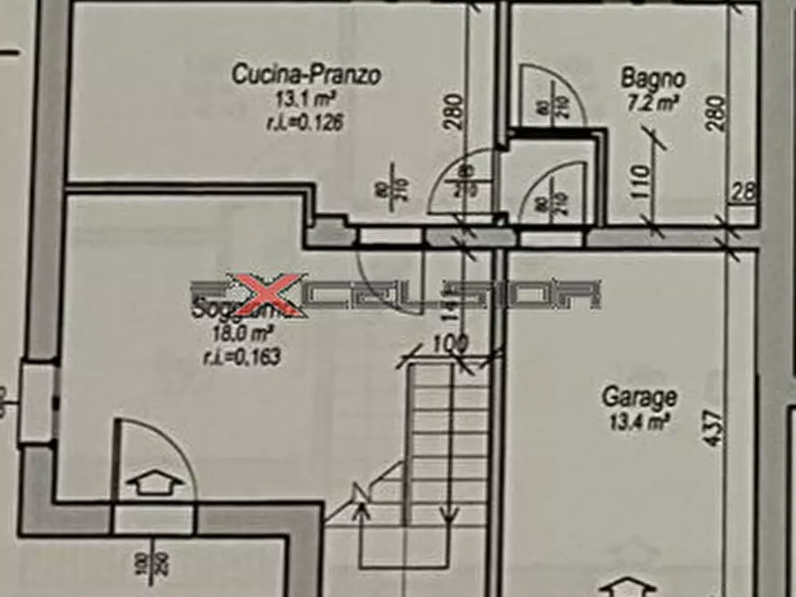 Immagine 4 di Casa bifamiliare in vendita  in Corso Mazzini n. 7 - Adria a Corbola