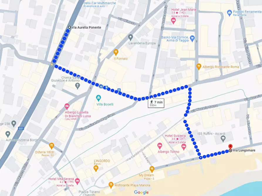 Immagine 11 di Appartamento in vendita  in Via Aurelia Ponente, 93 a Taggia