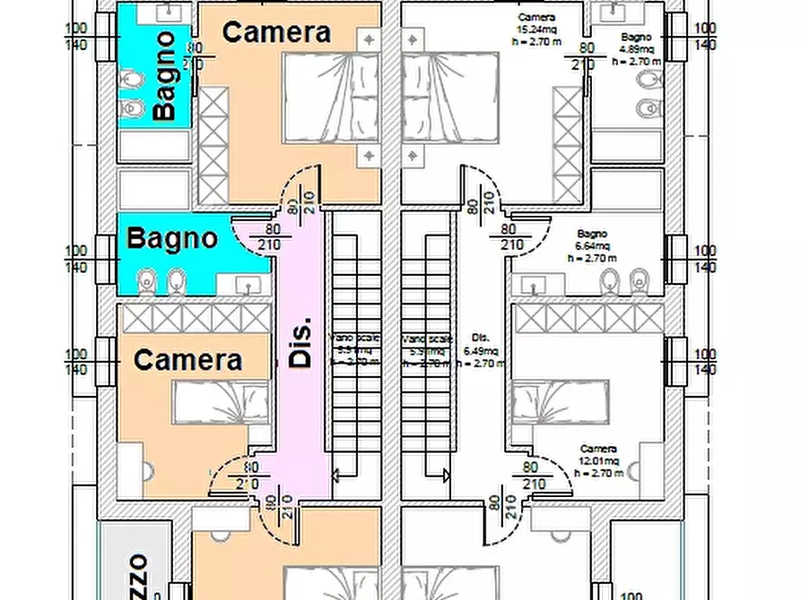 Immagine 11 di Casa bifamiliare in vendita  in Via Acquapendente a Albignasego