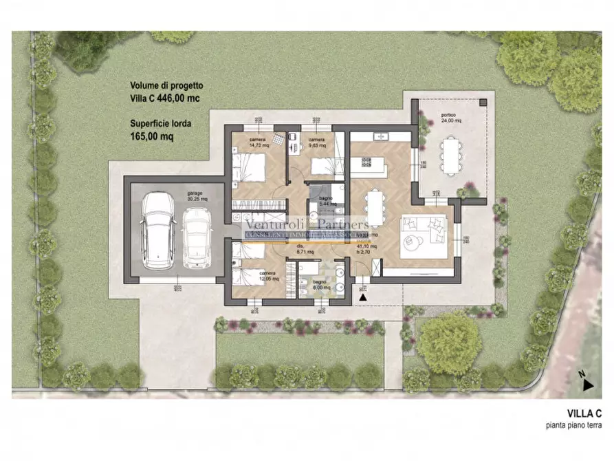 Immagine 14 di Villa in vendita  in via pedrona a Montirone