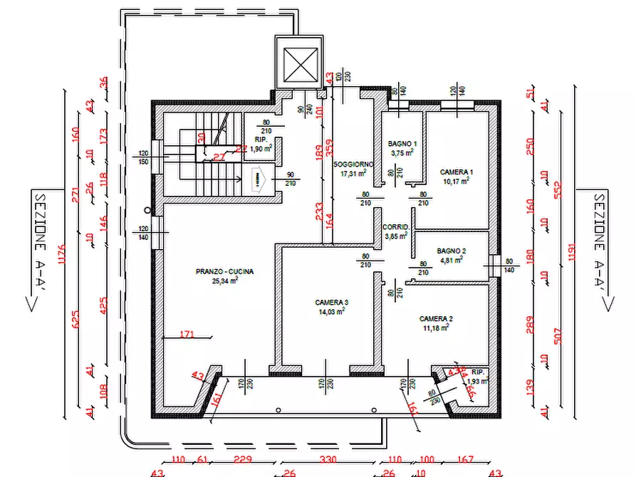 Immagine 22 di Appartamento in vendita  in Via Petrarca a Abano Terme