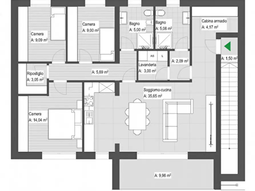 Immagine 8 di Villetta a schiera in vendita  in via San Giacomo a Portogruaro