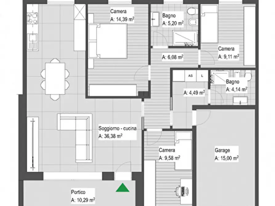 Immagine 10 di Villetta a schiera in vendita  in via San Giacomo a Portogruaro