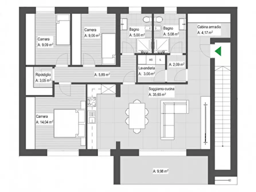 Immagine 11 di Villetta a schiera in vendita  in via San Giacomo a Portogruaro