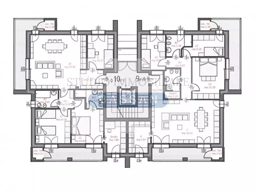 Immagine 12 di Appartamento in vendita  in via angelo curioni a Gallarate