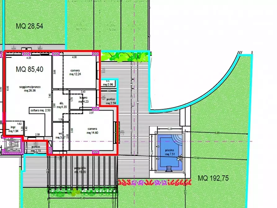 Immagine 15 di Appartamento in vendita  in Viale Abba a Riccione