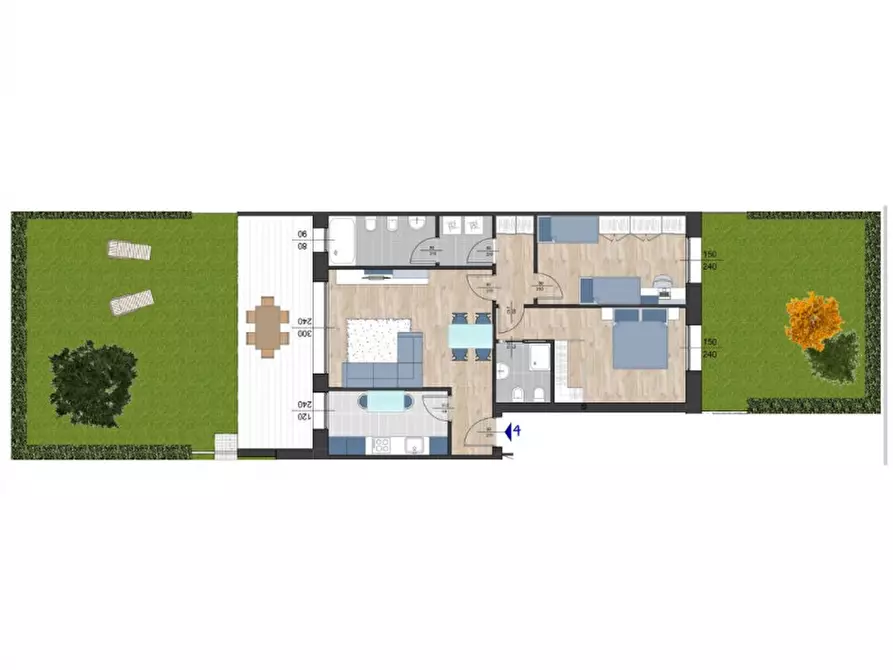 Immagine 13 di Appartamento in vendita  a Cernusco Sul Naviglio