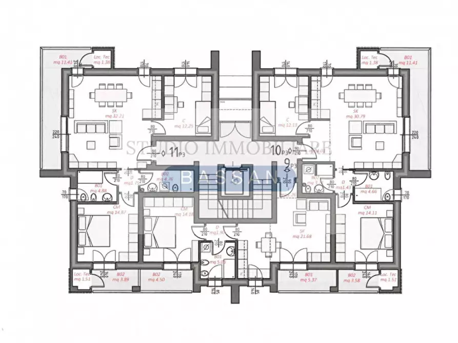Immagine 13 di Appartamento in vendita  in via curioni a Gallarate
