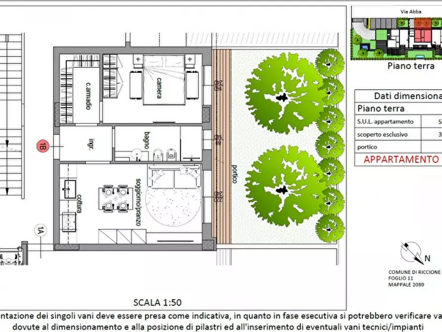 Immagine 10 di Appartamento in vendita  in Viale Abba a Riccione