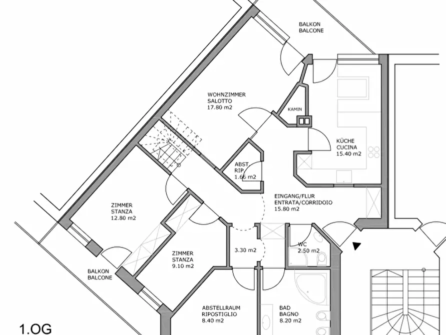 Immagine 35 di Appartamento in vendita  in via Kahn a Egna .Neumarkt.