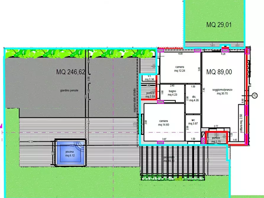 Immagine 15 di Appartamento in vendita  in Viale Abba a Riccione