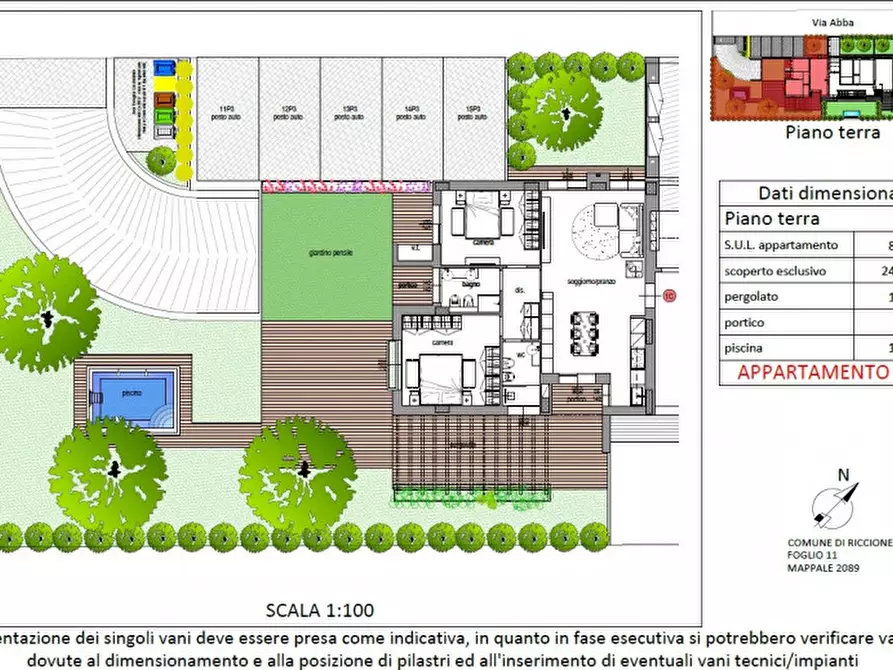 Immagine 15 di Appartamento in vendita  in Viale Abba a Riccione