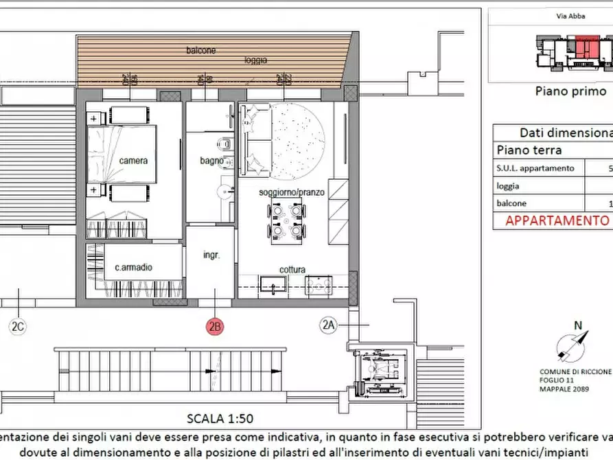 Immagine 6 di Appartamento in vendita  in Viale Abba a Riccione