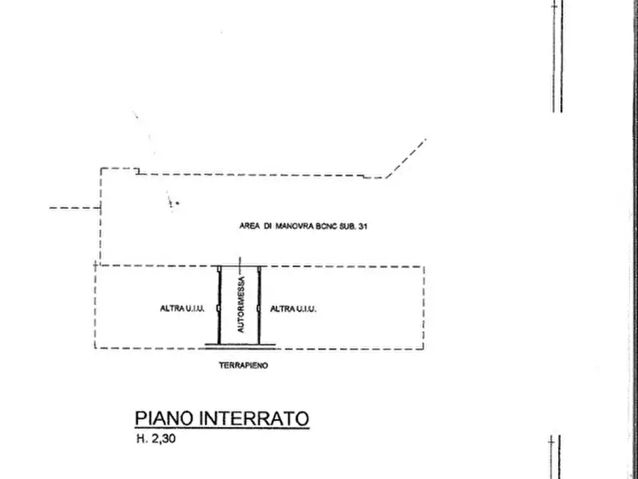 Immagine 11 di Garage in vendita  in via Montenero 36 a Rivarolo Canavese