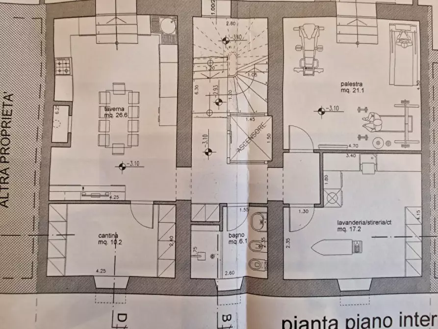 Immagine 9 di Palazzo in vendita  in Via Cotignola a Cesena