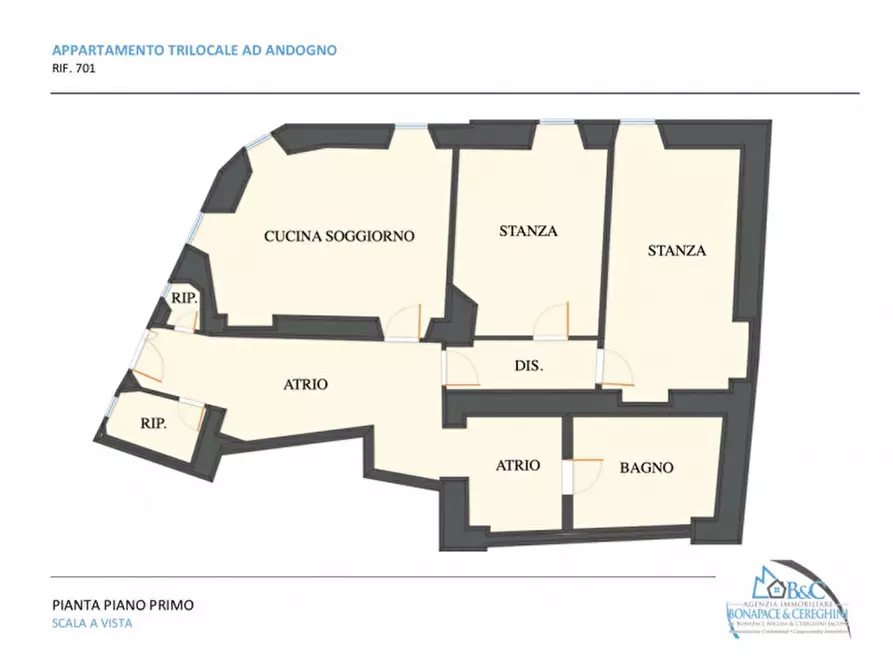 Immagine 13 di Appartamento in vendita  in Frazione Andogno a San Lorenzo Dorsino