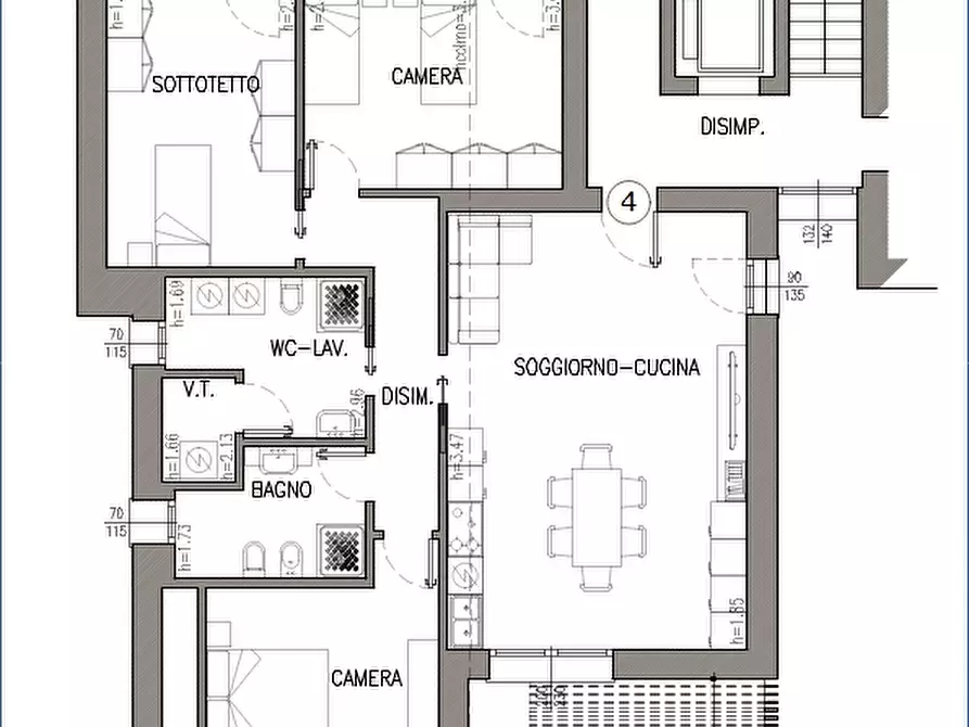 Immagine 2 di Appartamento in vendita  a San Martino Di Lupari