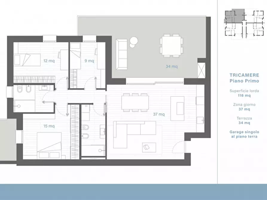 Immagine 12 di Appartamento in vendita  a Cassola