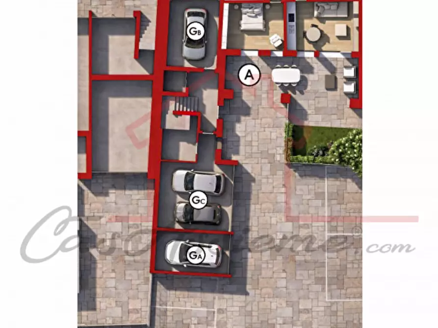 Immagine 13 di Appartamento in vendita  a Loria